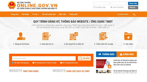 Quy trình tự đăng ký website với Bộ Công Thương đơn giản - 4