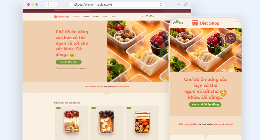 Diet Shop là web bán hàng điện tử hàng đầu, cung cấp các sản phẩm dinh dưỡng và thực phẩm sức khỏe để hỗ trợ lối sống lành mạnh. Khám phá ngay!