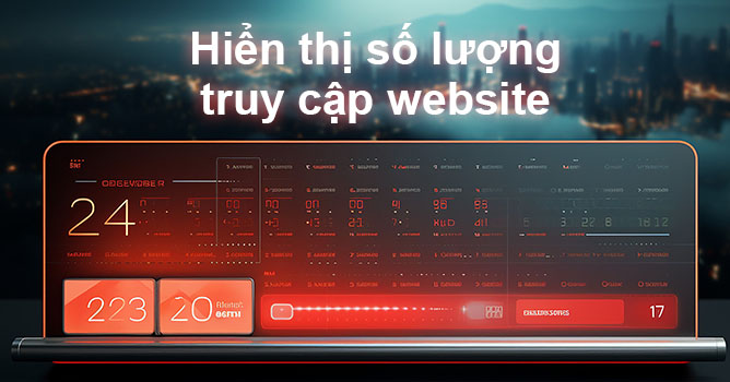 Hiển thị số lượng truy cập website