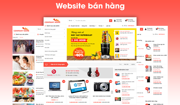 thiết kế web bán hàng