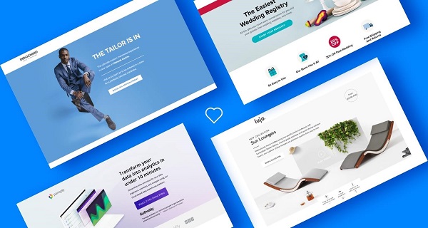 Landing page chỉ có 1 trang đích, khác với các website thông thường khác