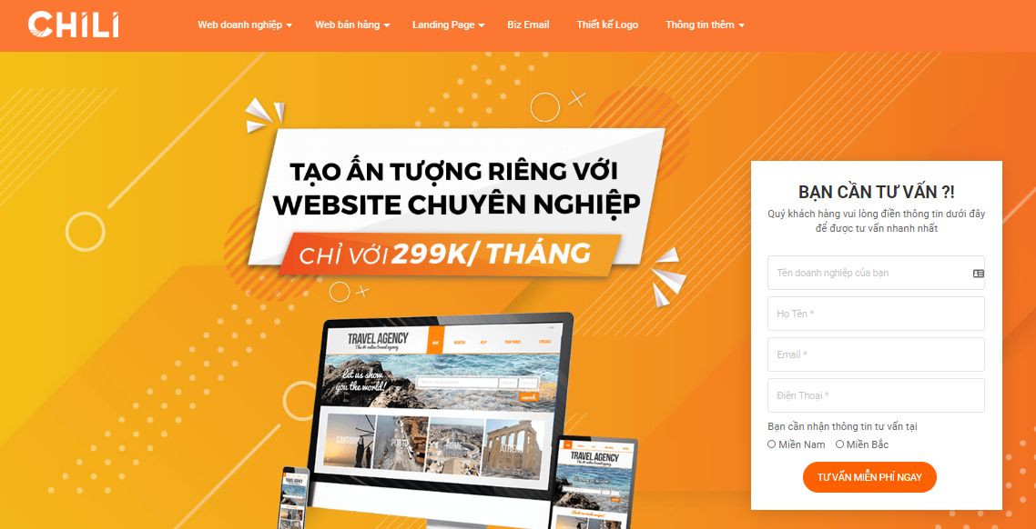 tạo Web doanh nghiệp