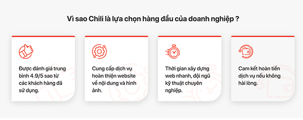 Chili - Đơn vị thiết kế website uy tín và đáng tin cậy cho doanh nghiệp - 9