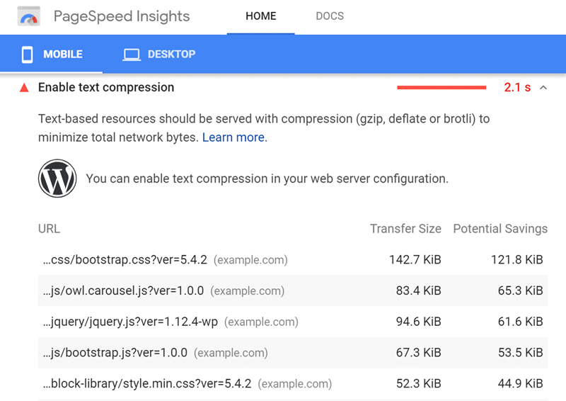 Cách tối ưu WordPress admin để đạt điểm tuyệt đối trên di động PageSpeed Insights - 11