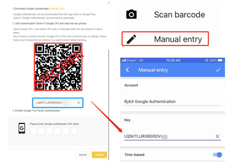 Scan mã QR để nhập code vào trang web 