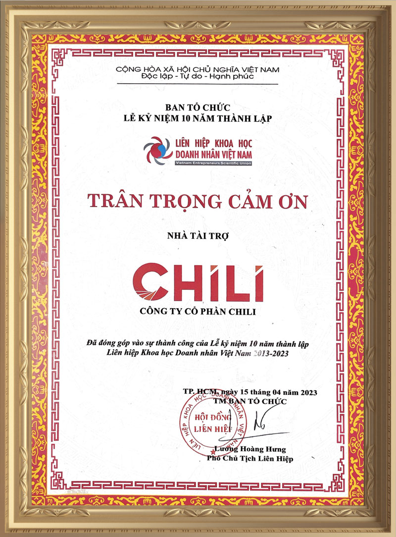 Chili đồng hành cùng Liên hiệp Khoa học Doanh nhân Việt Nam kỷ niệm 10 năm thành lập - 8